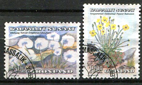 Grønland Afa 197 - 98 Stemplet