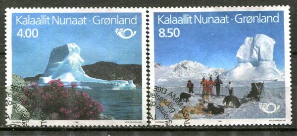 Grønland Afa 218 - 19 Stemplet