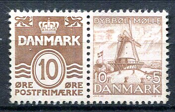 Danmark Afa 235 + 37 Postfrisk parstykke
