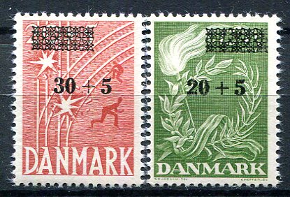 Danmark Afa 358 - 59 Postfrisk