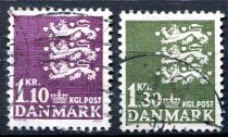 Danmark Afa 436 - 37 Stemplet