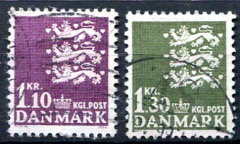 Danmark Afa 436 - 37 Stemplet