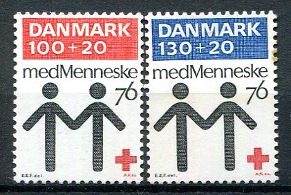 Danmark Afa 611 - 12 Postfrisk