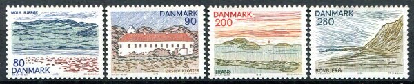 Danmark Afa 686 - 89 Postfrisk