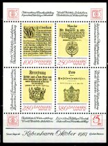 Danmark Afa 827 Postfrisk Miniark