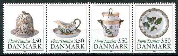 Danmark Afa 966 - 69 Postfrisk 4-stribe