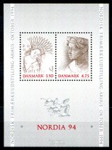 Danmark Afa 1011 - 12 Postfrisk Miniark