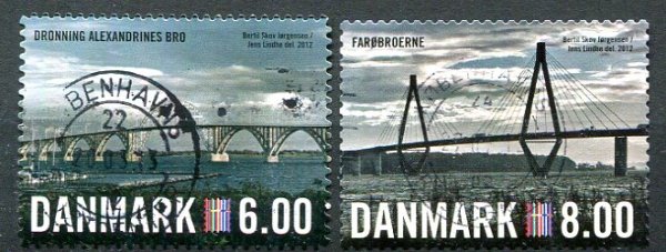 Danmark Afa 1689 - 90 Stemplet
