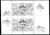 Danmark Afa 1090A - 90B Stemplet Miniark