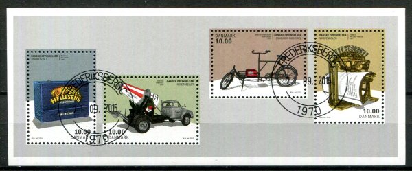 Danmark Afa 1823A Stemplet Miniark