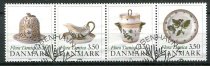 Danmark Afa 966 - 69 Stemplet 4-stribe