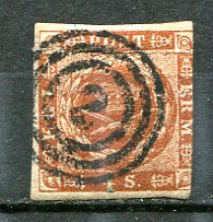 Danmark Afa 04 Stemplet