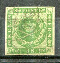 Danmark Afa 08 Stemplet