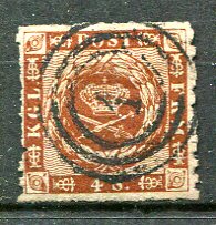 Danmark Afa 09 Stemplet