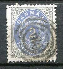 Danmark Afa 16 Stemplet