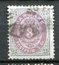 Danmark Afa 17 Stemplet