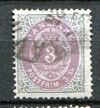 Danmark Afa 17 Stemplet