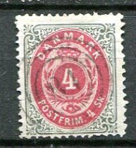 Danmark Afa 18 Stemplet