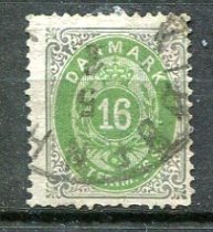 Danmark Afa 20 Stemplet