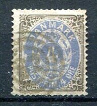 Danmark Afa 23a Stemplet