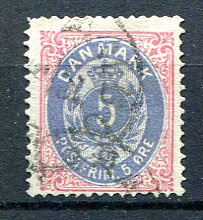 Danmark Afa 24 Stemplet