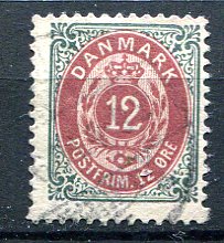 Danmark Afa 26a Stemplet