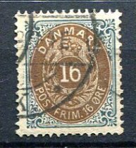 Danmark Afa 27 Stemplet