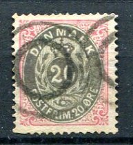 Danmark Afa 28 Stemplet