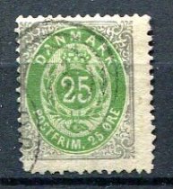Danmark Afa 29 Stemplet
