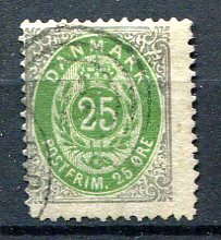 Danmark Afa 29 Stemplet