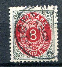 Danmark Afa 25B Stemplet