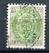 Danmark Afa 29C Stemplet