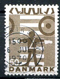 Danmark Afa 494 Stemplet