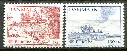 Danmark Afa 635 - 36 Postfrisk