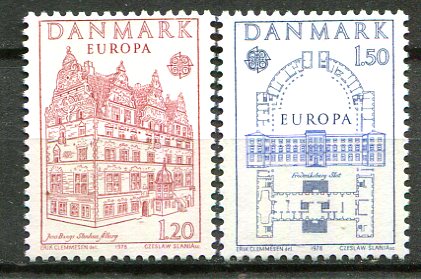 Danmark Afa 658 - 59 Postfrisk