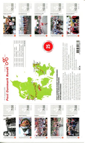 Danmark Afa ANL 21-30 Postfrisk Anledningsark