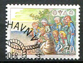 Danmark Afa 802 Stemplet