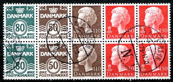 Danmark Afa HS 03 Stemplet Hæftesammentryk