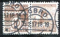 Danmark Afa 237 + 235 Stemplet Parstykke