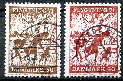 Danmark Afa 510 - 11 Stemplet