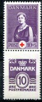 Danmark Afa 252 + 266 Postfrisk Parstykke