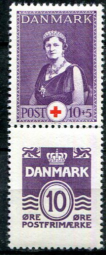 Danmark Afa 252 + 266 Postfrisk Parstykke