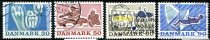 Danmark Afa 516 - 19 Stemplet