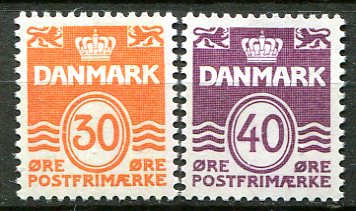 Danmark Afa 741 - 42 Postfrisk