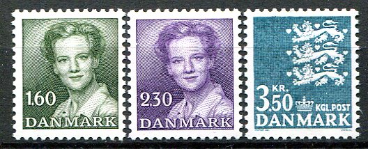 Danmark Afa 756 - 58 Postfrisk
