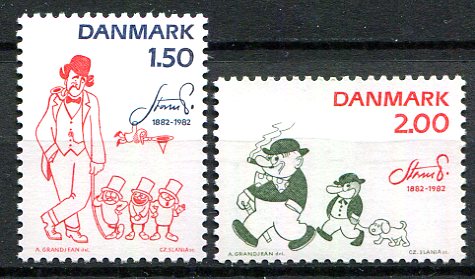 Danmark Afa 761 - 62 Postfrisk