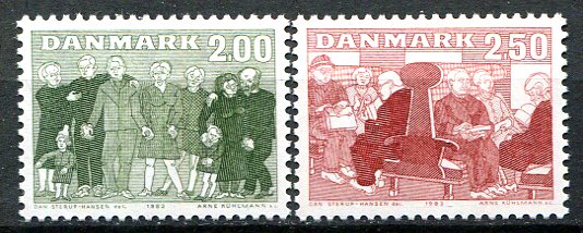 Danmark Afa 785 - 86 Postfrisk