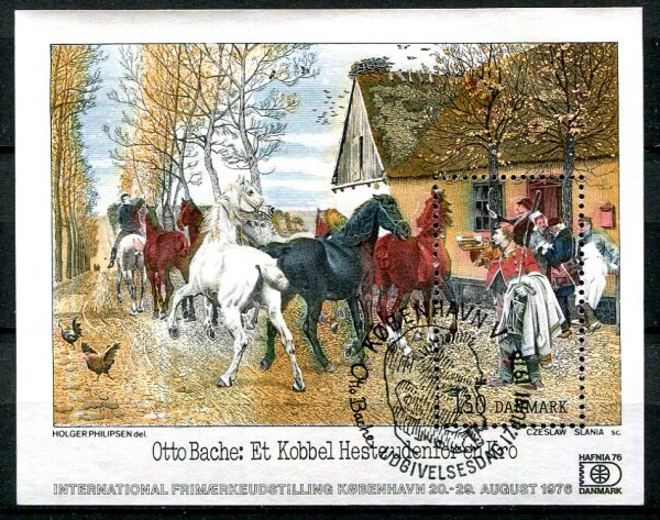 Danmark Afa 625ay Stemplet Miniark