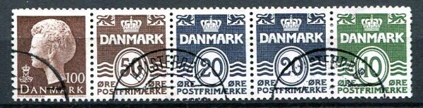 Danmark Afa HS 10 Stemplet Hæftesammentryk