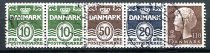 Danmark Afa HS 02 Stemplet Hæftesammentryk